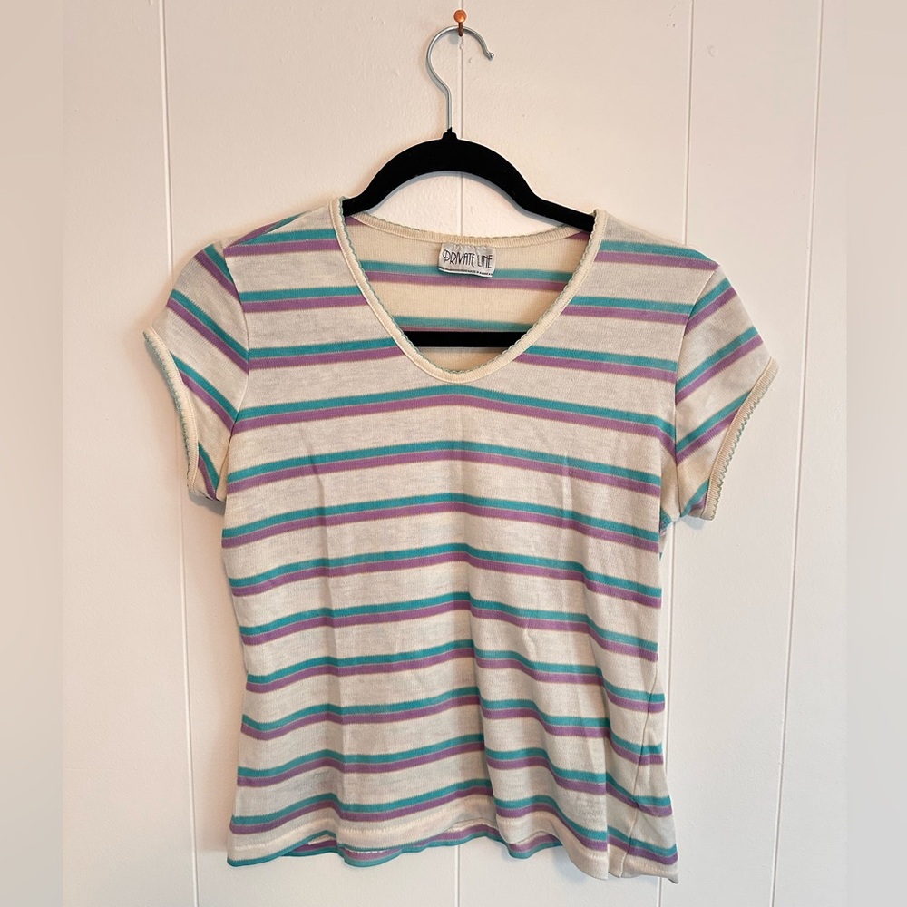 Vintage striped top / size small